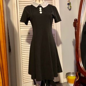 Spooky Wednesday Adams Goth dress